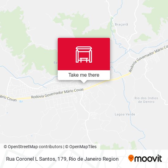 Rua Coronel L Santos, 179 map