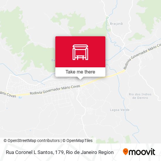 Rua Coronel L Santos, 179 map