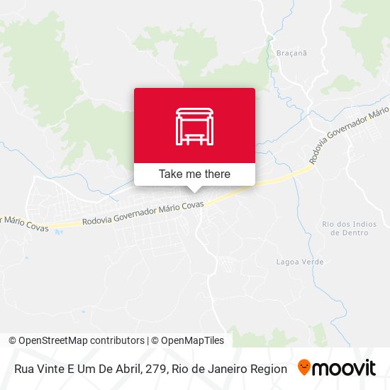 Rua Vinte E Um De Abril, 279 map