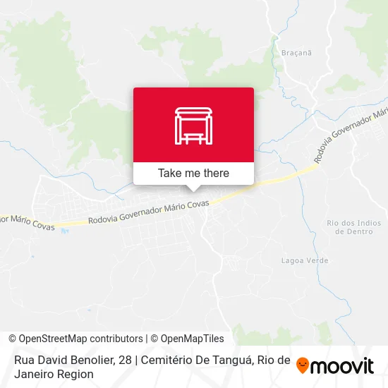 Rua David Benolier, 28 | Cemitério De Tanguá map