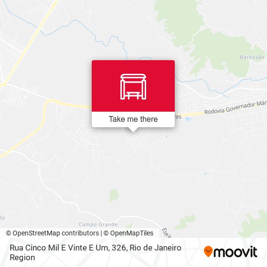 Rua Cinco Mil E Vinte E Um, 326 map