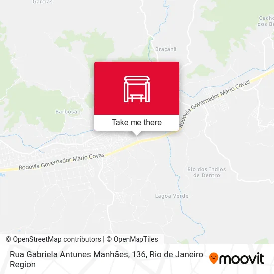 Rua Gabriela Antunes Manhães, 136 map