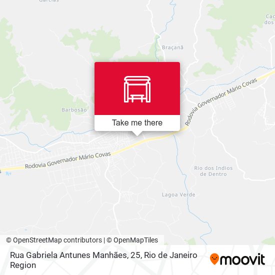 Rua Gabriela Antunes Manhães, 25 map
