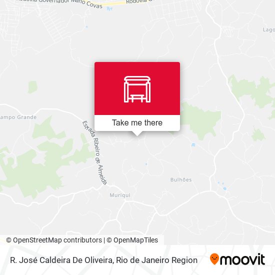 R. José Caldeira De Oliveira map