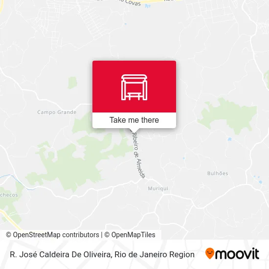 R. José Caldeira De Oliveira map