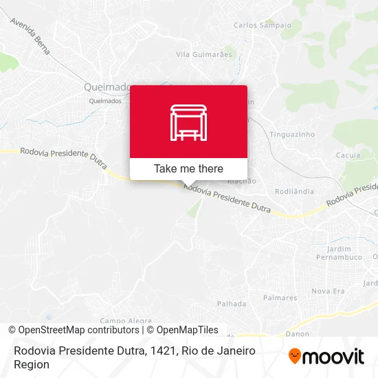 Rodovia Presidente Dutra, 1421 map