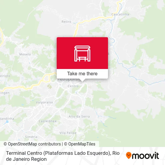 Terminal Centro (Plataformas Lado Esquerdo) map