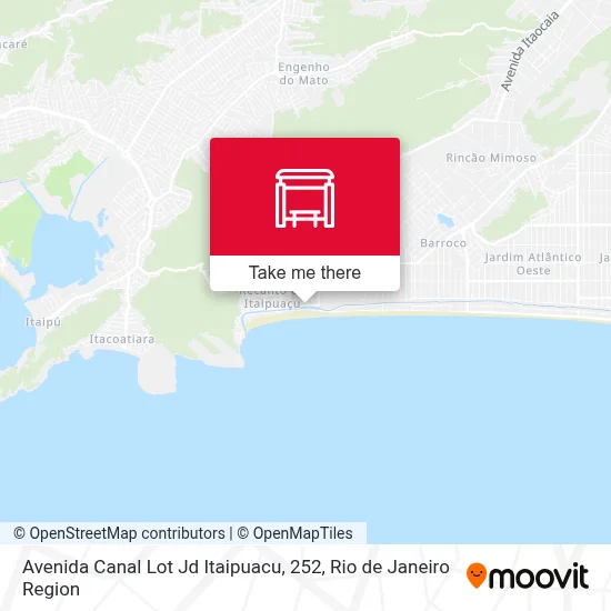 Avenida Canal Lot Jd Itaipuacu, 252 map