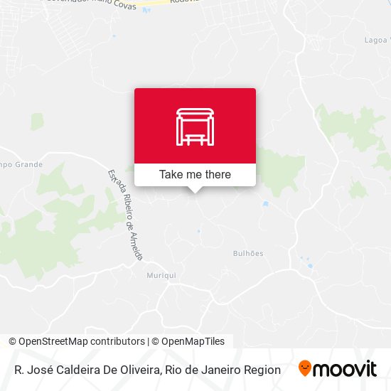 R. José Caldeira De Oliveira map