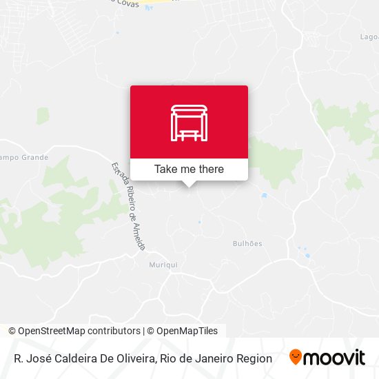 R. José Caldeira De Oliveira map