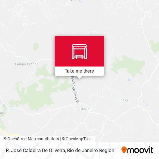R. José Caldeira De Oliveira map
