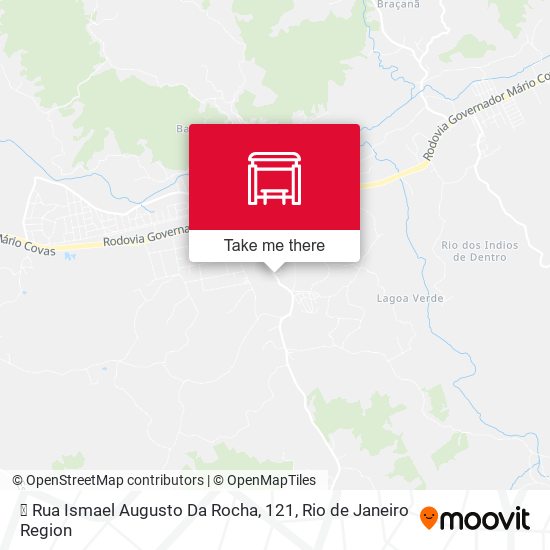⛉ Rua Ismael Augusto Da Rocha, 121 map