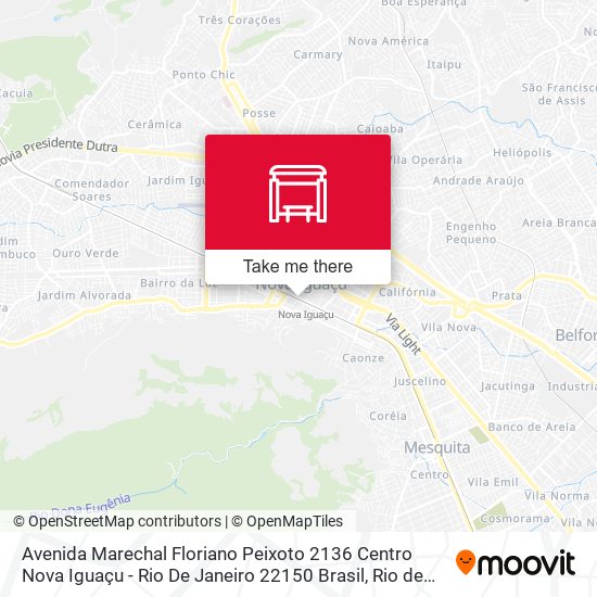 Mapa Avenida Marechal Floriano Peixoto 2136 Centro Nova Iguaçu - Rio De Janeiro 22150 Brasil