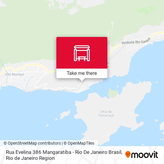 Rua Evelina 386 Mangaratiba - Rio De Janeiro Brasil map