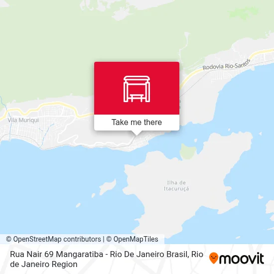 Rua Nair 69 Mangaratiba - Rio De Janeiro Brasil map
