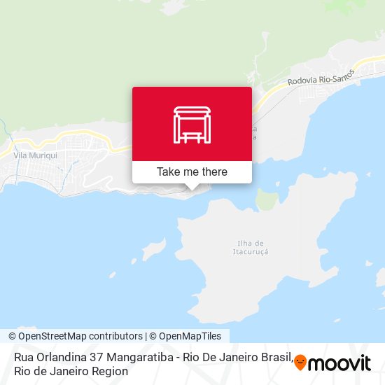 Rua Orlandina 37 Mangaratiba - Rio De Janeiro Brasil map