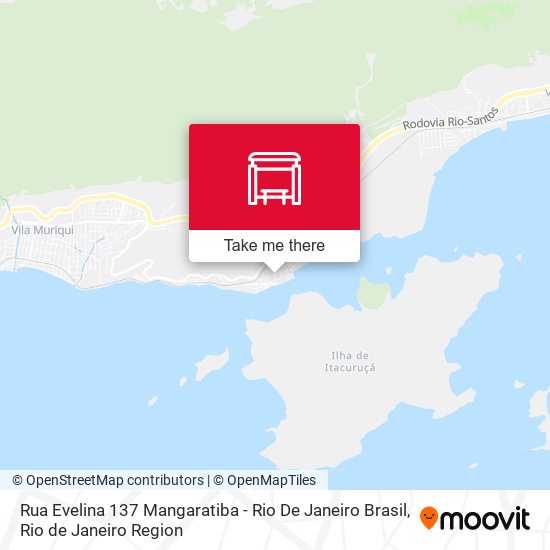 Rua Evelina 137 Mangaratiba - Rio De Janeiro Brasil map