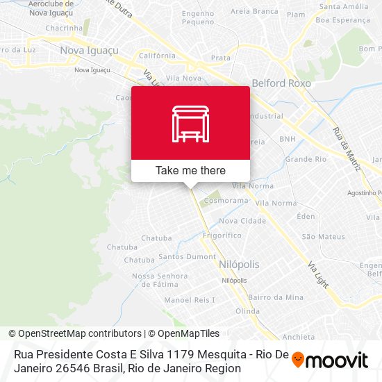 Mapa Rua Presidente Costa E Silva 1179 Mesquita - Rio De Janeiro 26546 Brasil