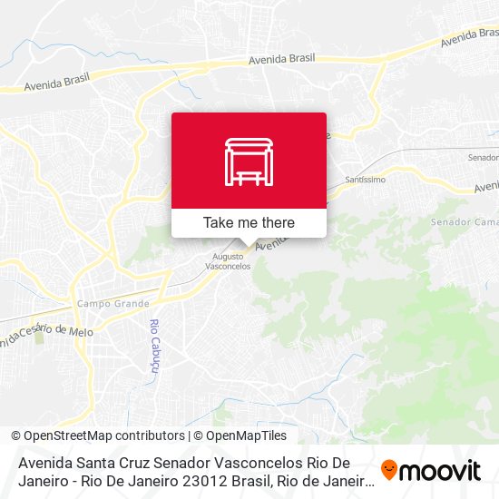 Avenida Santa Cruz Senador Vasconcelos Rio De Janeiro - Rio De Janeiro 23012 Brasil map
