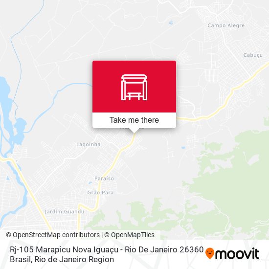 Rj-105 Marapicu Nova Iguaçu - Rio De Janeiro 26360 Brasil map