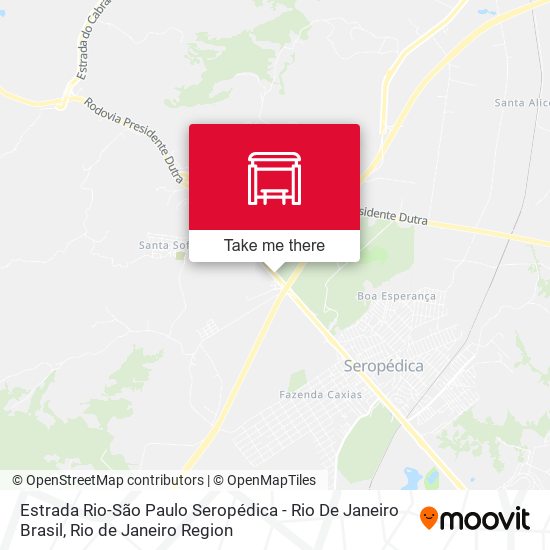 Estrada Rio-São Paulo Seropédica - Rio De Janeiro Brasil map