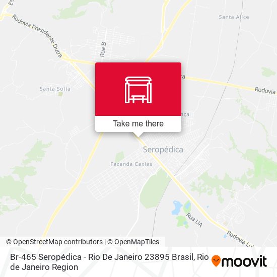 Br-465 Seropédica - Rio De Janeiro 23895 Brasil map