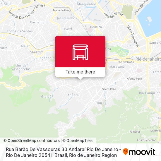 Rua Barão De Vassouras 30 Andaraí Rio De Janeiro - Rio De Janeiro 20541 Brasil map