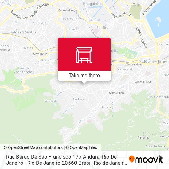 Rua Barao De Sao Francisco 177 Andaraí Rio De Janeiro - Rio De Janeiro 20560 Brasil map