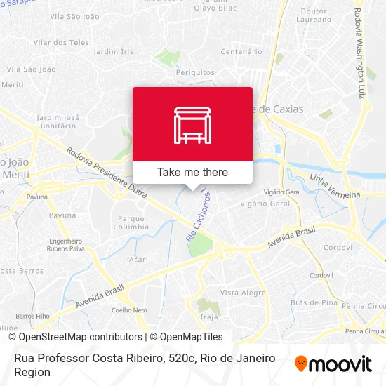 Rua Professor Costa Ribeiro, 520c map