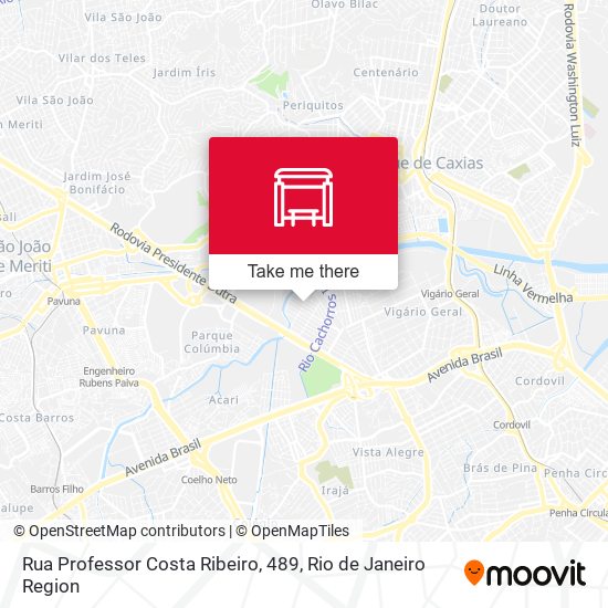 Rua Professor Costa Ribeiro, 489 map