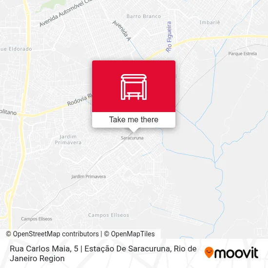 Rua Carlos Maia, 5 | Estação De Saracuruna map