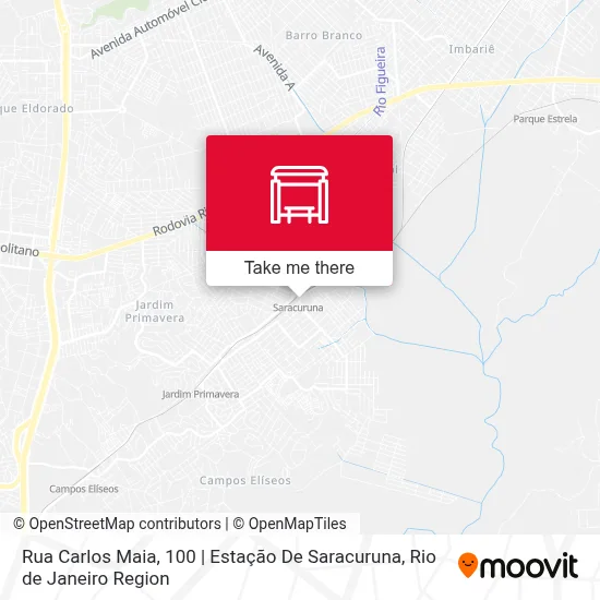 Rua Carlos Maia, 100 | Estação De Saracuruna map