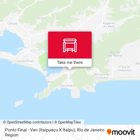 Ponto Final - Van (Itaipuaçu X Itaipu) map