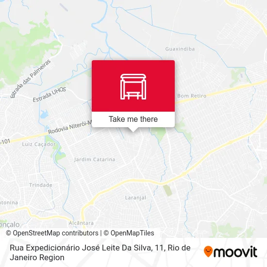 Rua Expedicionário José Leite Da Silva, 11 map