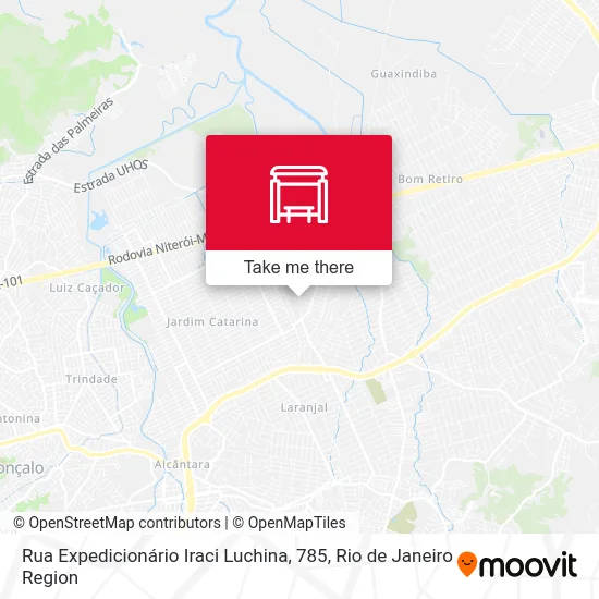 Rua Expedicionário Iraci Luchina, 785 map