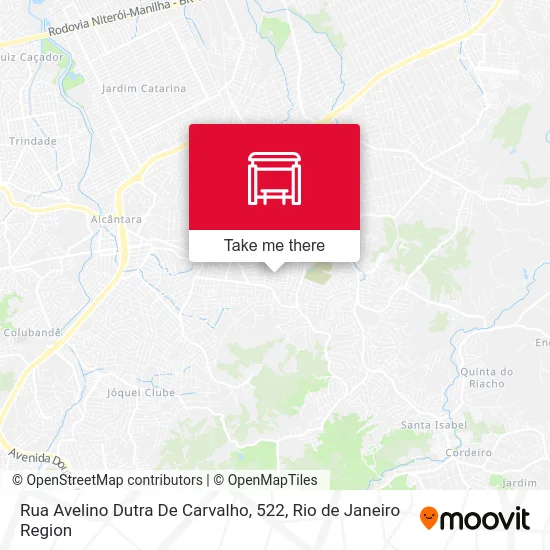Rua Avelino Dutra De Carvalho, 522 map