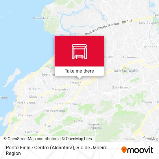 Ponto Final - Centro (Alcântara) map