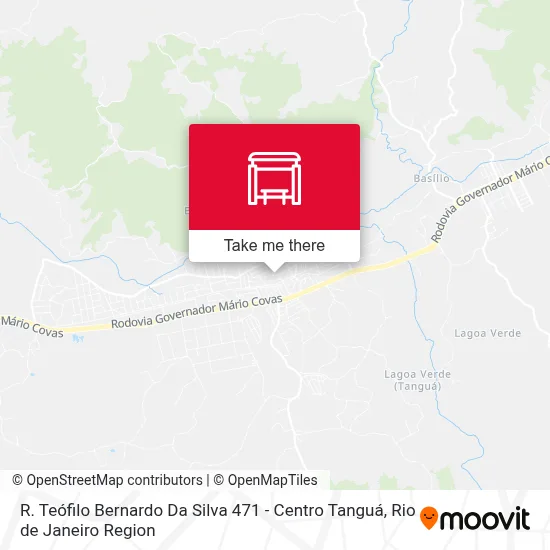 R. Teófilo Bernardo Da Silva 471 - Centro Tanguá map