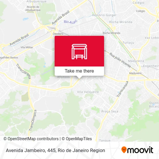 Avenida Jambeiro, 445 map