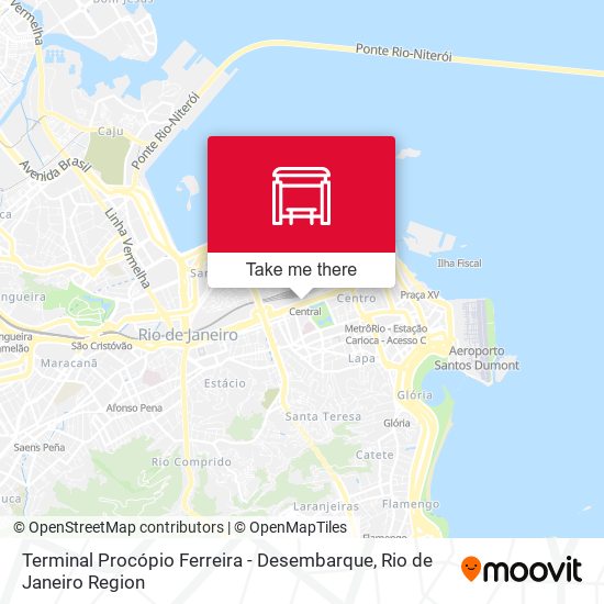 Terminal Procópio Ferreira - Desembarque map