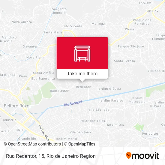 Rua Redentor, 15 map