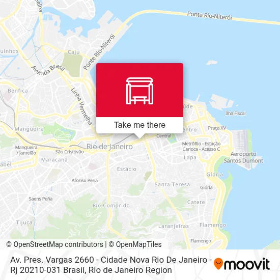 Av. Pres. Vargas 2660 - Cidade Nova Rio De Janeiro - Rj 20210-031 Brasil map