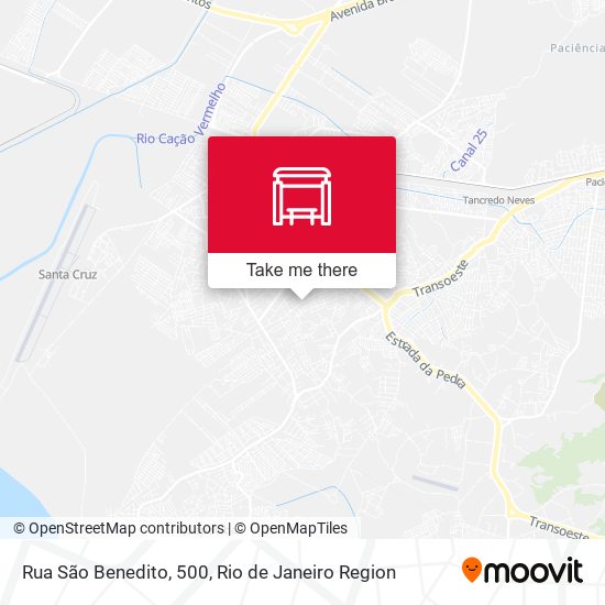 Rua São Benedito, 500 map