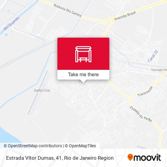 Estrada Vítor Dumas, 41 map