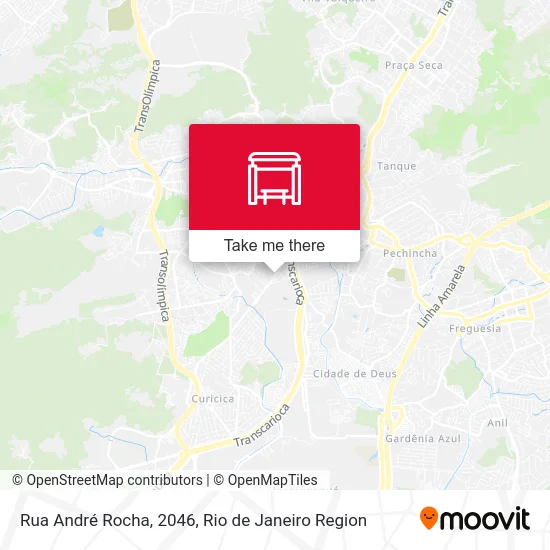 Rua André Rocha, 2046 map