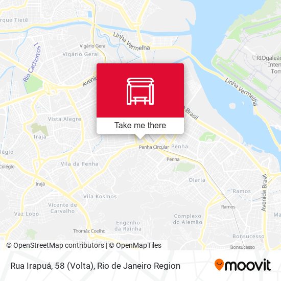 Rua Irapuá, 58 (Volta) map