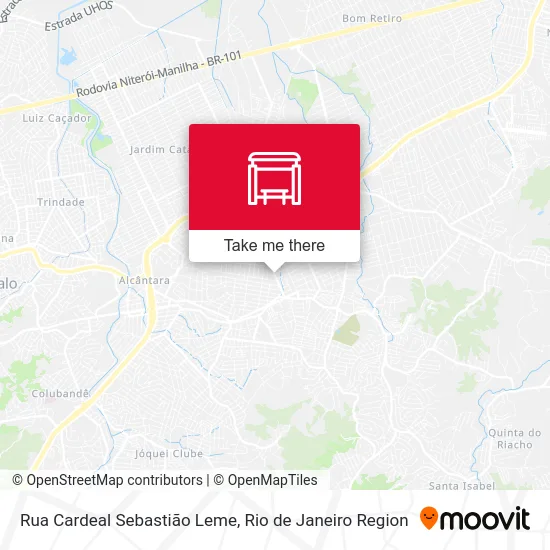 Rua Cardeal Sebastião Leme map