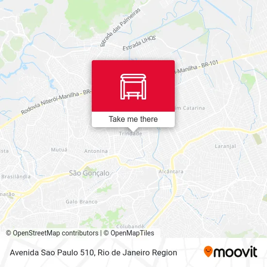 Avenida Sao Paulo 510 map