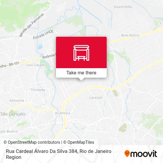 Rua Cardeal Álvaro Da Silva 384 map