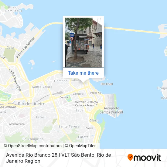 Avenida Rio Branco 28 | VLT São Bento map